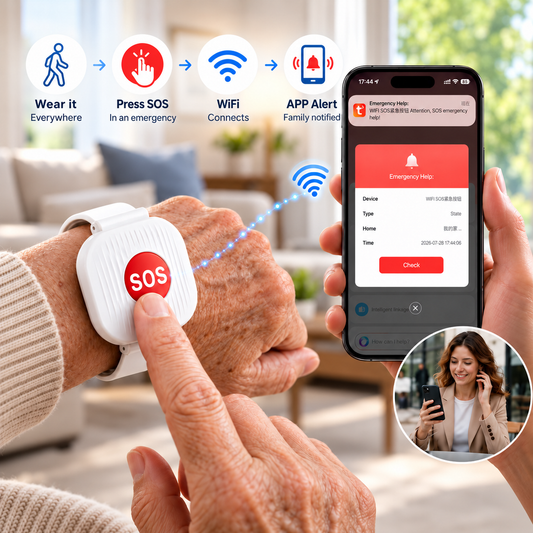 Carevia™ One-Touch SOS Alarm